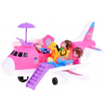 Detské rozkladacie lietadlo s bábikami 